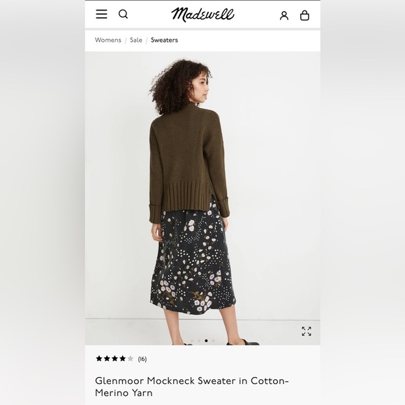 Madewell Glenmoor Mockneck Sweater - Picture 7 of 8